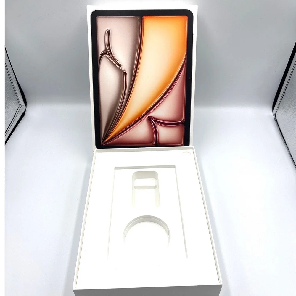 Apple iPad Air 11-inch M3 EMPTY BOX  Only 128GB Starlight Tech Aesthetic A3267